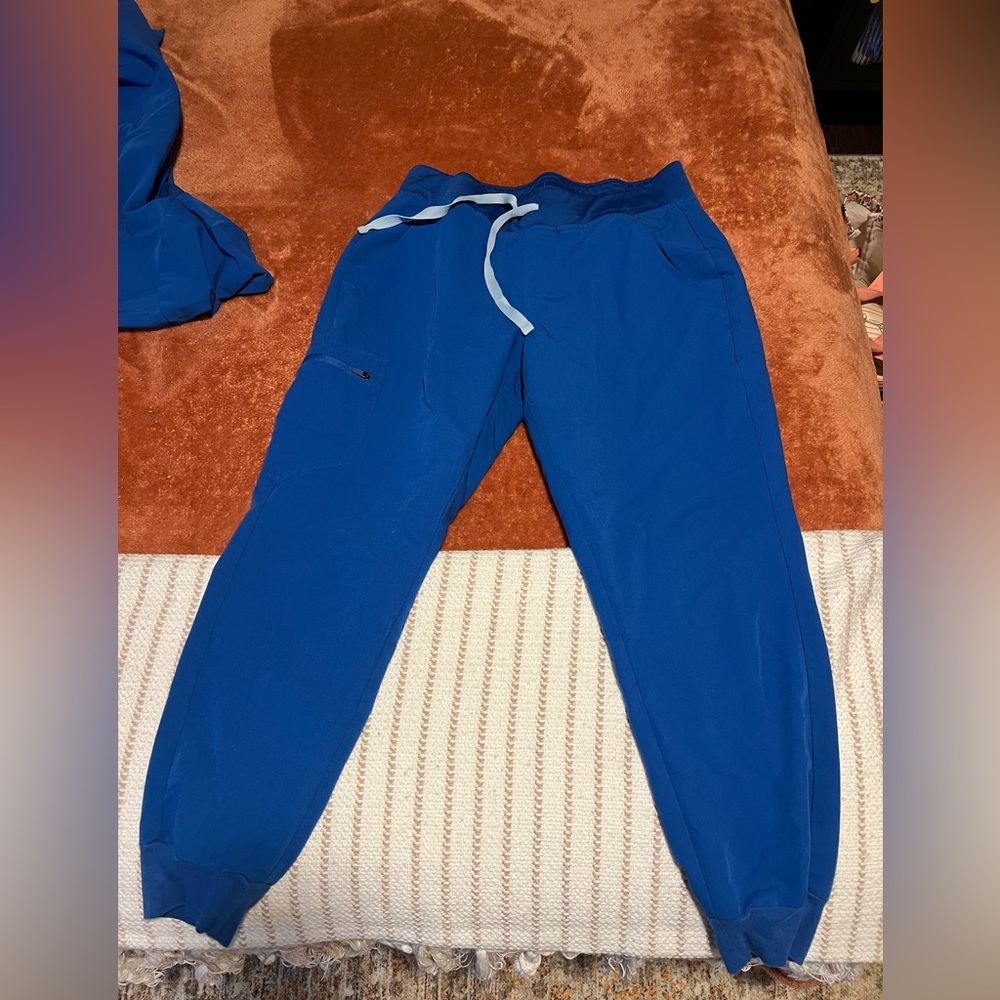 Figs Blue Technical Jogger Pants